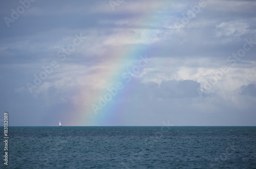 Rainbow Over Sea, Antigua © IndustryAndTravel