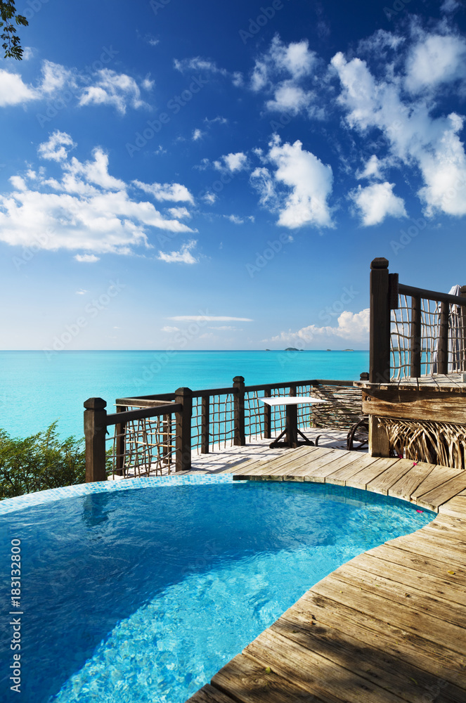 Little Pool Overlooking Caribbean Sea, Antigua