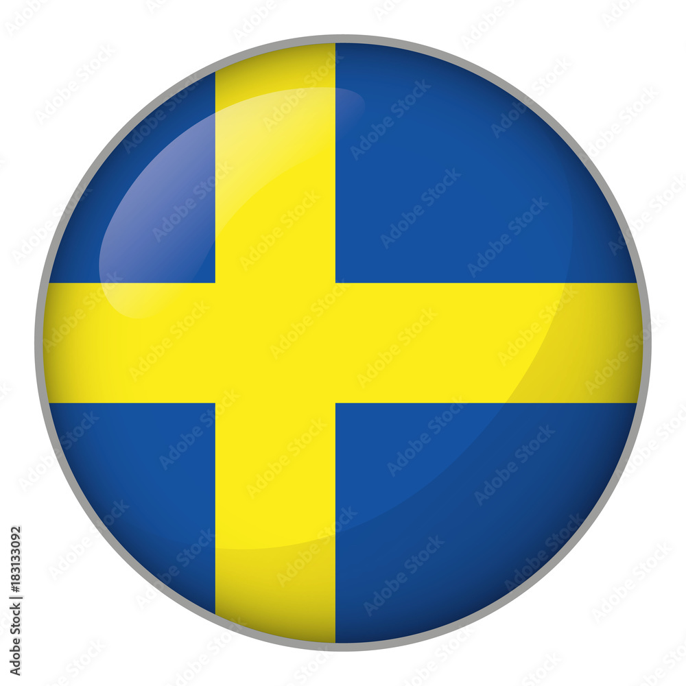 Icon representing the flag of Sweden. Ideal for catalogs of institutional materials and geography Icon representing the flag of Sweden. Ideal for catalogs of institutional materials and geography