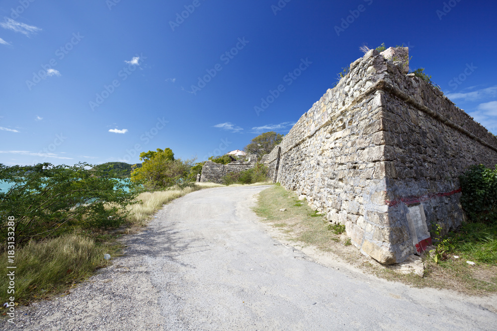 Walls Of Fort James, Antigua