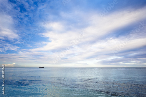 Little Island In Very Calm Sea  Antigua