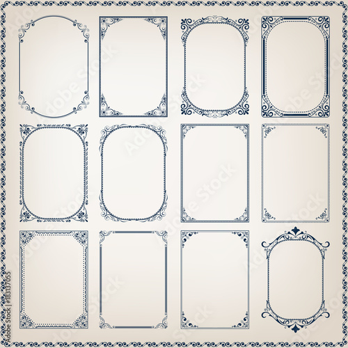 set of vintage frame