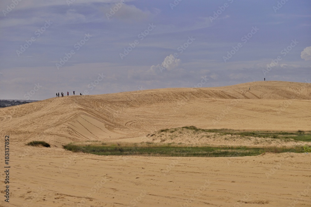 Desert is the center of tourists.