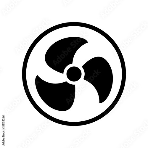 fan icon vector