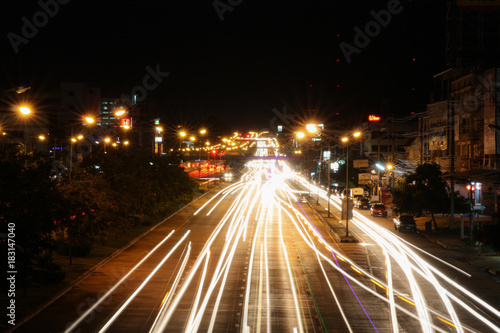 Khon Kaen night shot. 26-08-2015. slow shutter. © Zinsmute