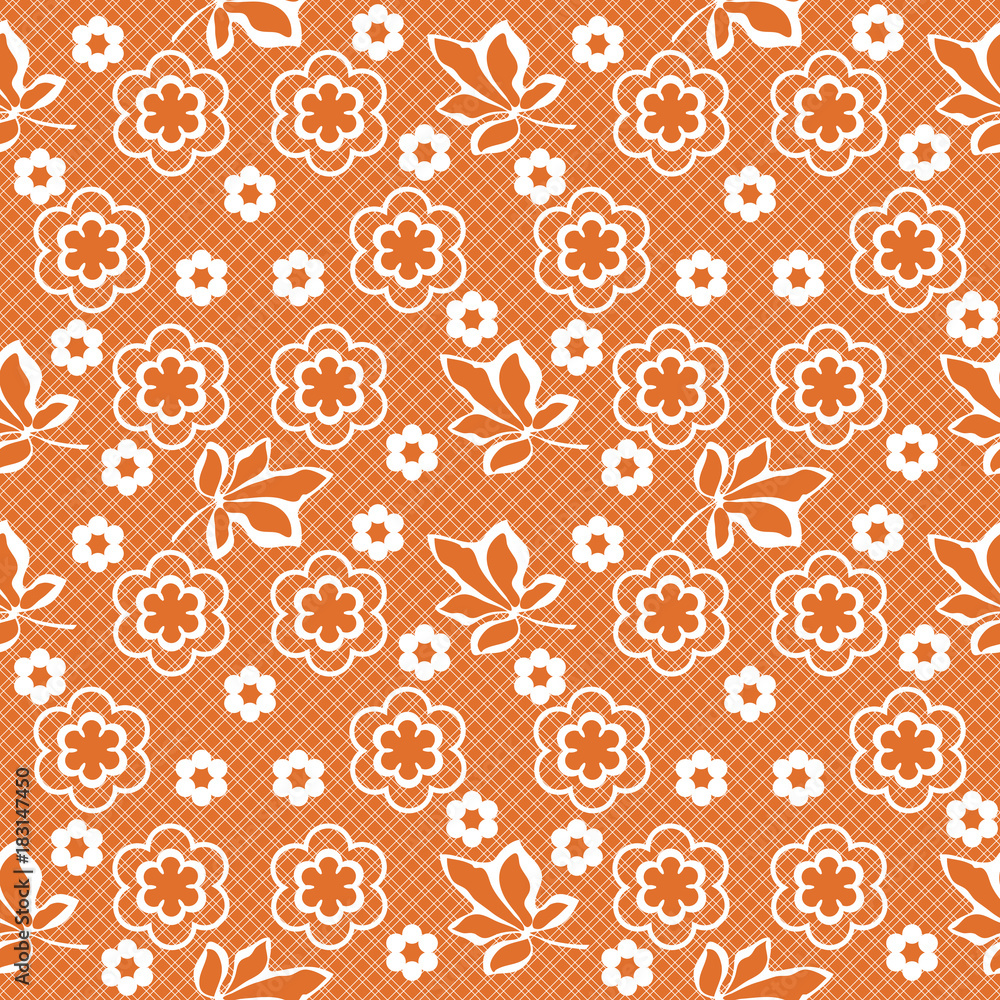 seamless pattern with white flowers seamless pattern with white flowers