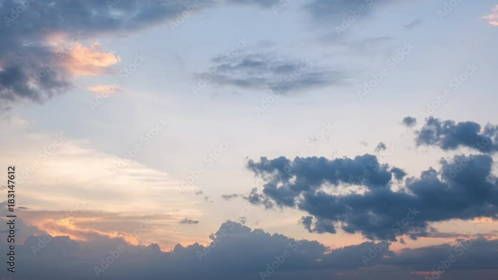 Time-lapse with big clouds moving 4k Time-lapse with big clouds moving 4k