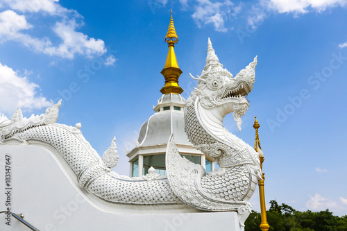Literary characters Thailand at Wat thong sed thi temple in khonkean province,Thailand photo