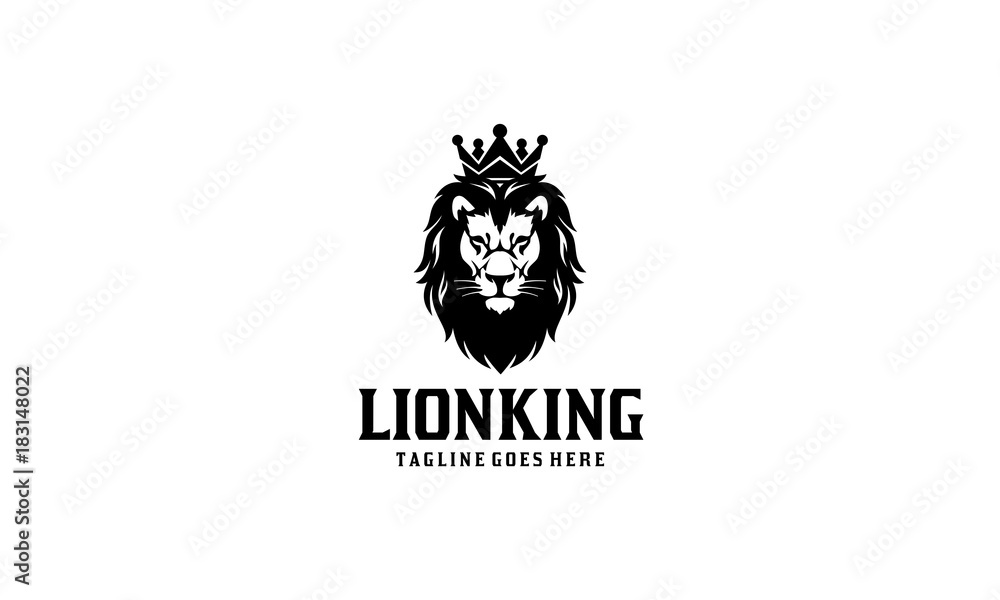 Fototapeta premium Lion King Logo - Lion Head Vector