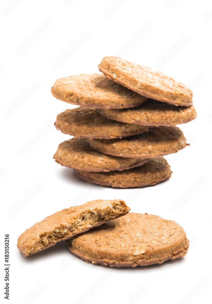 cereal biscuits isolated