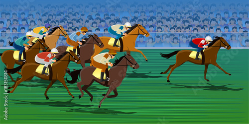 Horse racing, Racecourse, Jockey © AryanRaj