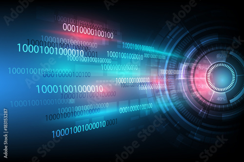 vector digital technology concept, abstract background