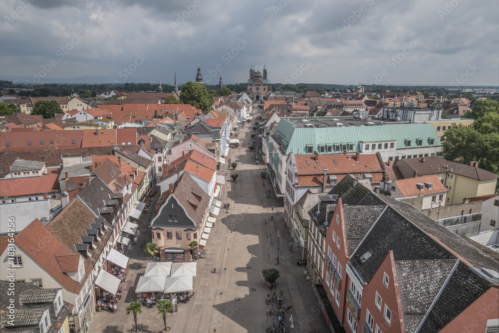 Fototapeta premium Maximilianstraße von Oben