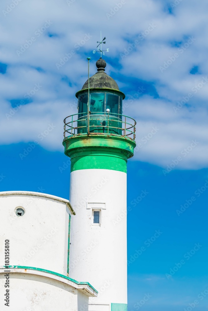 Le Tréport, le phare, Normandie, France.