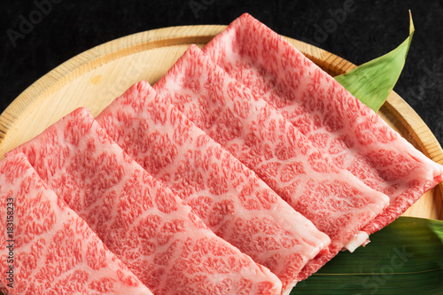 Photos きれいな霜降り肉　The finest Kyushu Japanese beef
