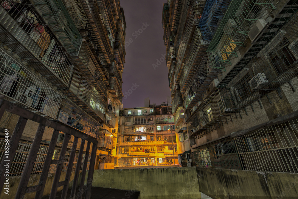 Apartment in Macao at night