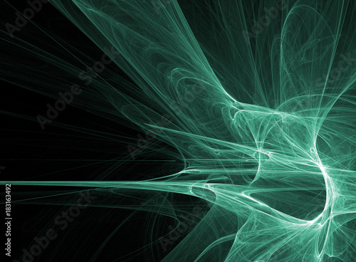 Abstract background. Fractal curves