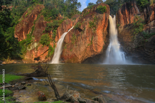 Chattrakan waterfall, Beautiful waterwall in Chattrakan nationalpark Pitsanulok province, ThaiLand.