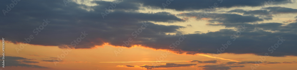 Beautiful dramatic sunset - soft selected focus Beautiful dramatic sunset - soft selected focus