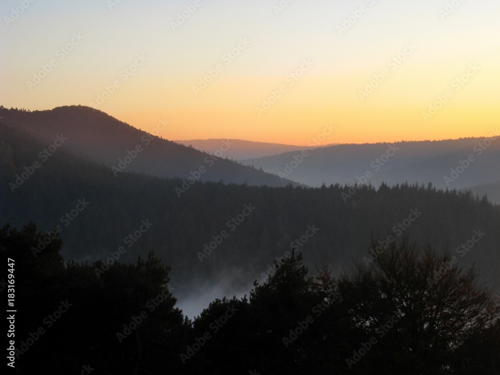Pfälzer Wald in Wolken Pfälzer Wald in Wolken