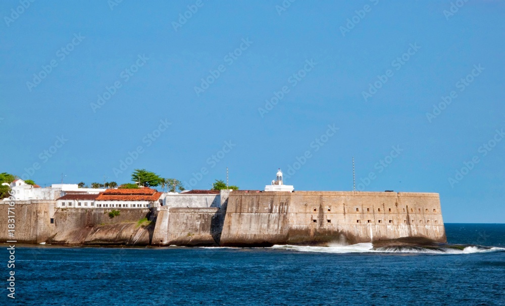 the entrance of rio de janeiro harbour