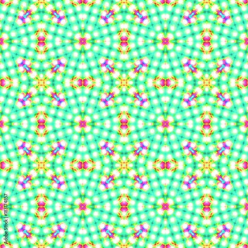Beautiful geometric colorful endless seamless pattern texture