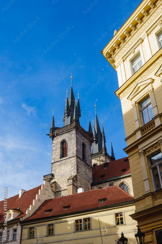 Historische Gebäude in Prag, Tschechien Historische Gebäude in Prag, Tschechien