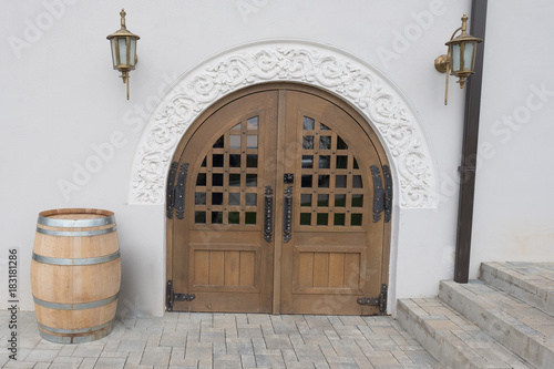 Wine cellar entrance