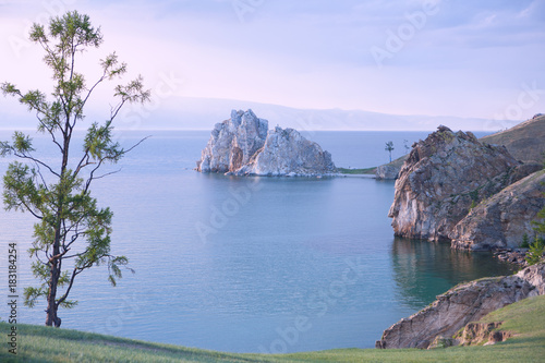 Shamanka Rock, Island Olkhon on the Lake Baikal