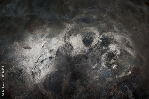 Metal background, texture of titanium, sheet of metal surface, steel, paint