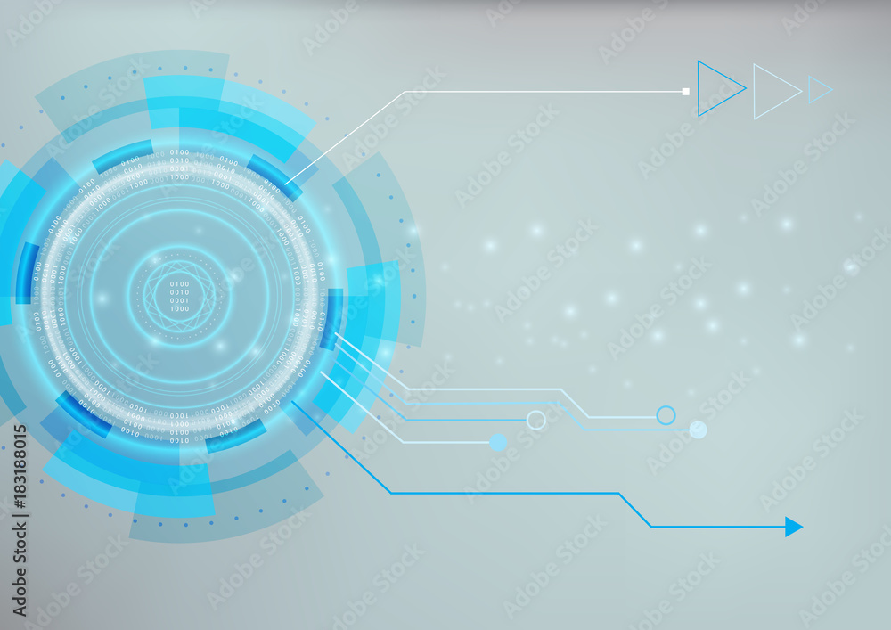 Abstract futuristic data and modern management of technology that can use for business presentation. Digital and Innovation concept. Abstract futuristic data and modern management of technology that can use for business presentation. Digital and Innovation concept.