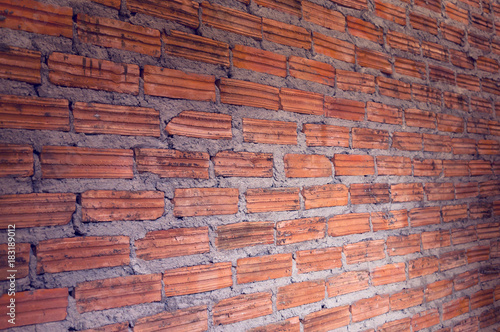 texture of brick wall, shallow depth of field