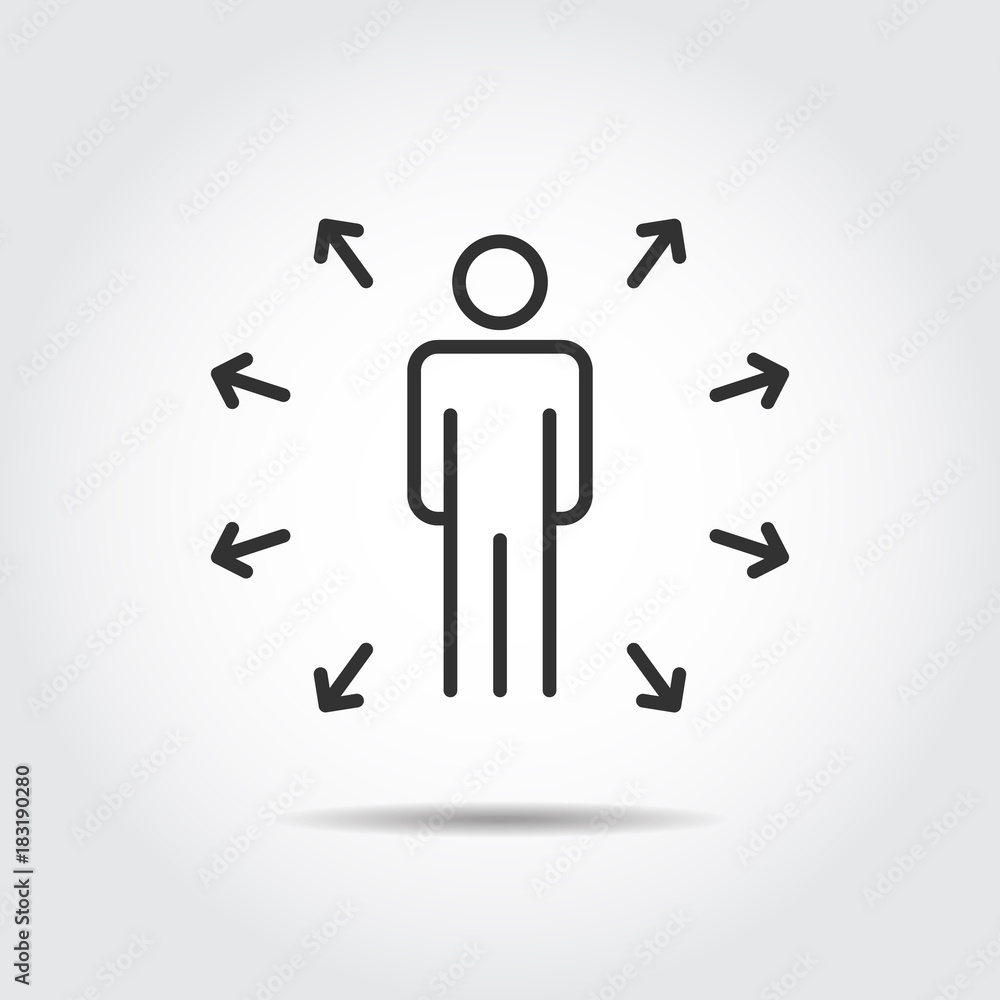 People line Icon Vector People line Icon Vector