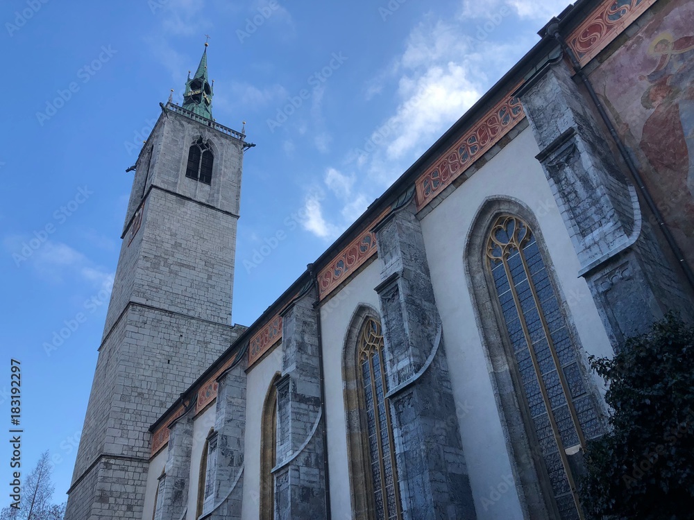 Schwaz Tirol Österreich Pfarrkirche Maria Himmelfahrt