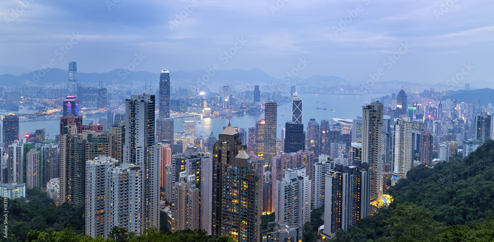 View of Hong Kong Harbour
