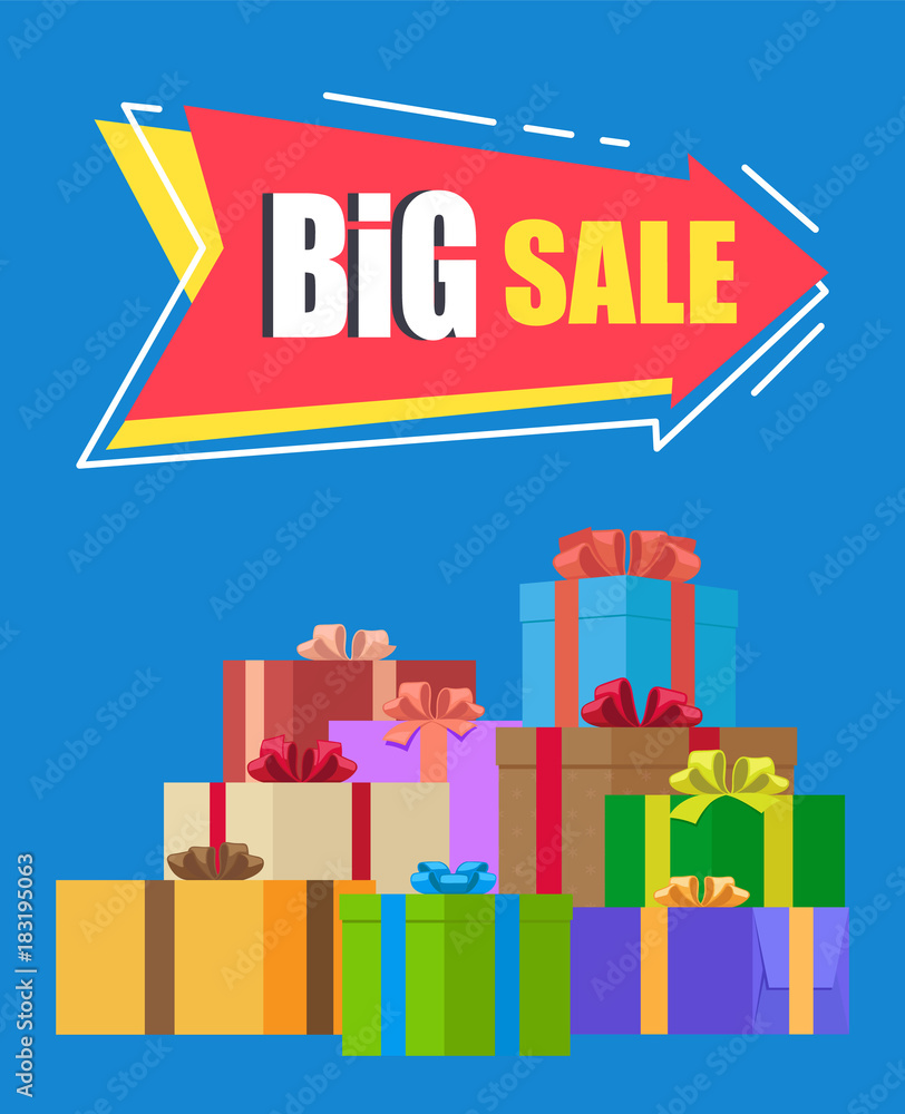 Big Sale Advertisement Vector Illustration Big Sale Advertisement Vector Illustration
