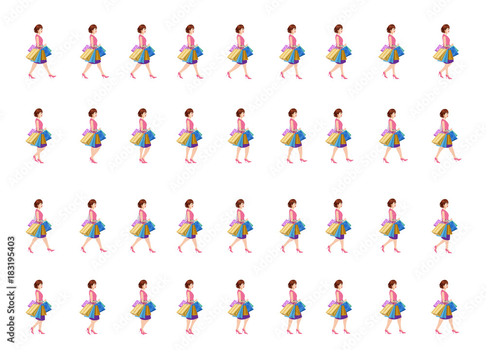 Sprite Sheet Walking