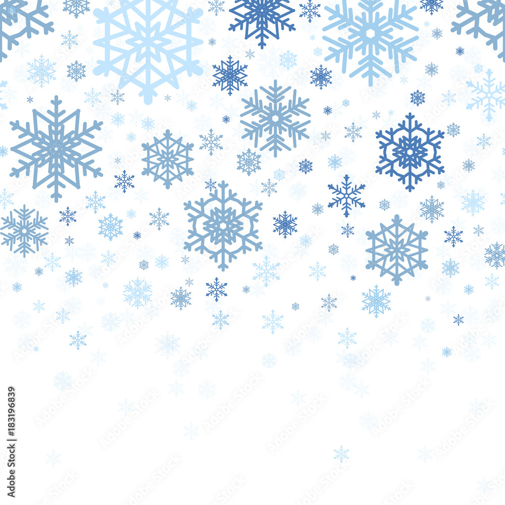 Snowflake christmas and new year seamless pattern vector illustration Snowflake christmas and new year seamless pattern vector illustration