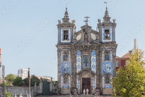 Fachade of Saint Ildefonso Church in Porto photo