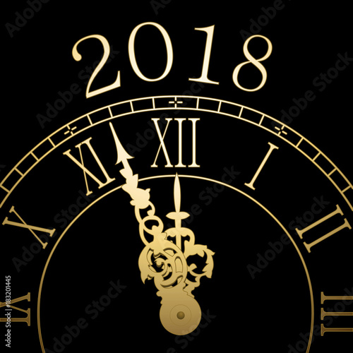 Midnight. 2018. Happy New Year