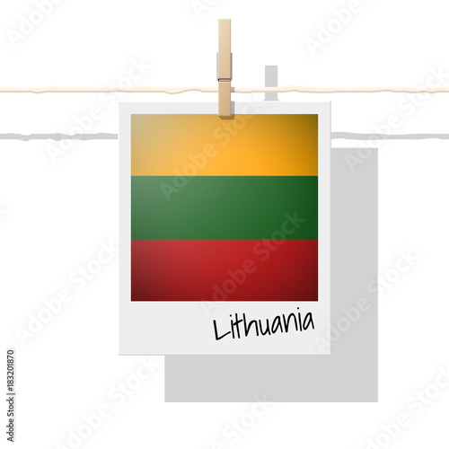 Free Download European country flag collection with photo of Lithuania flag , vector , illustration - GFXLoad