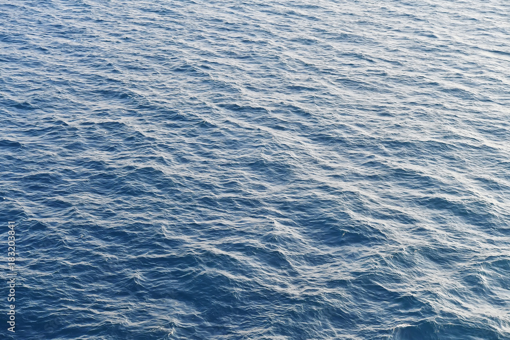 Water surface background blue