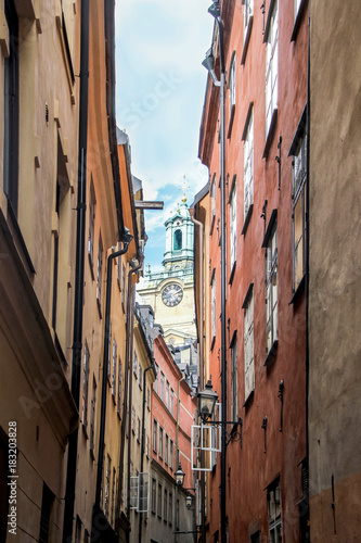 buildings in old town stockholm