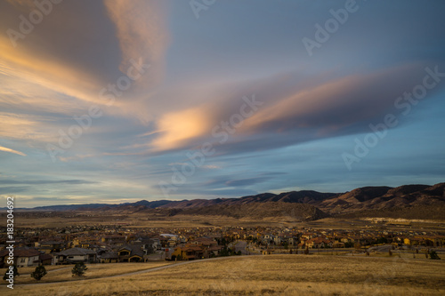Sunrise in Lakewood  Colorado