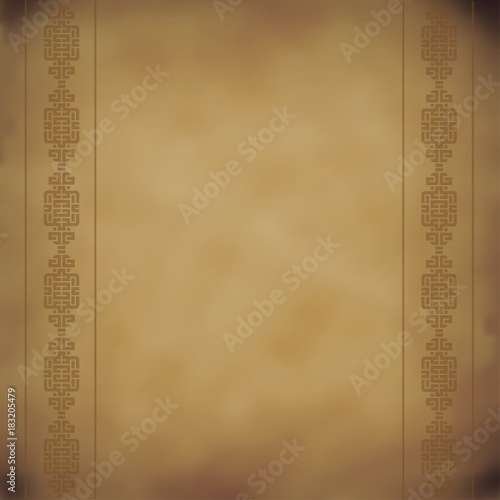 Ancient manuscript with a pattern , paper , vector