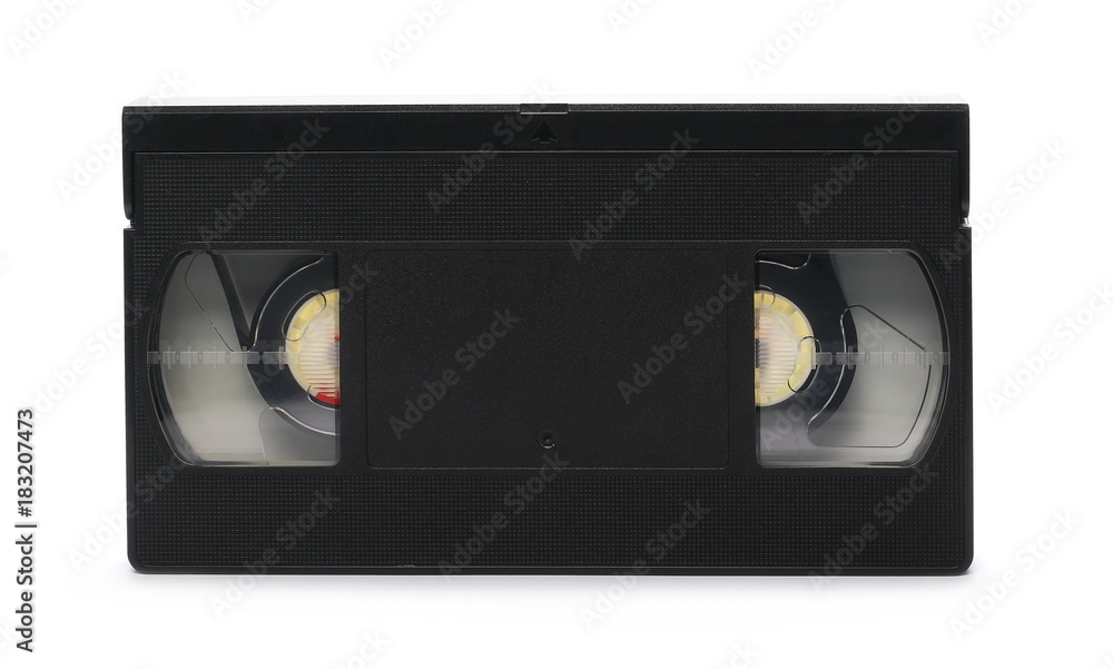 Video cassette - VHS, isolated on white