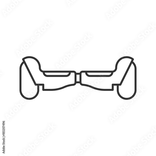 Gyroscooter linear icon