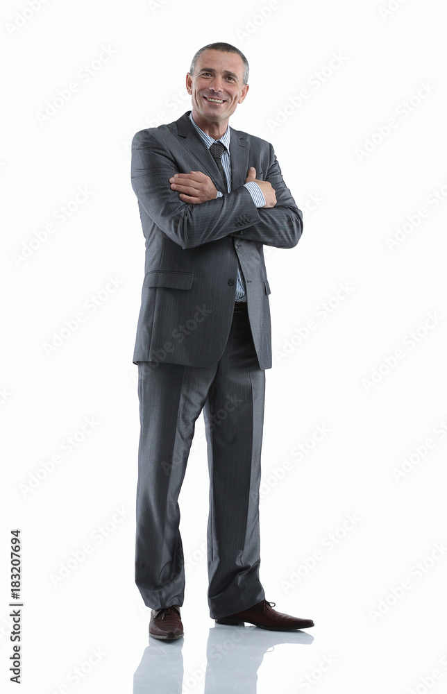 in full growth. portrait of modern business man. in full growth. portrait of modern business man.