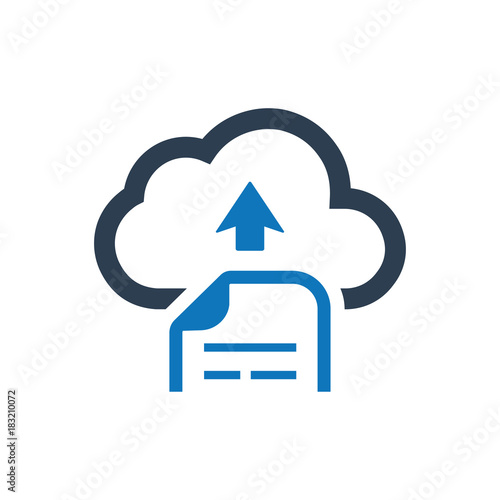 Cloud File Upload Icon