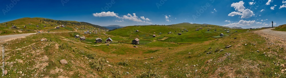 Obraz premium Landscape Panorama of Adjara region of Georgia